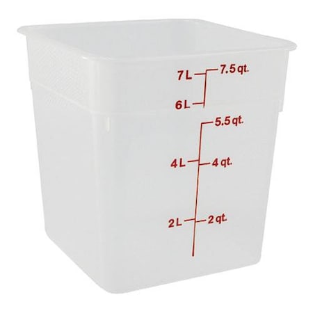 CAMBRO 8 qt CamSquare® Food Storage Container 8SFSPP190